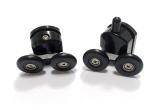 Душевой уголок ABBER Schwarzer Diamant AG30130BH-S50B-S50B 130x50см чёрный